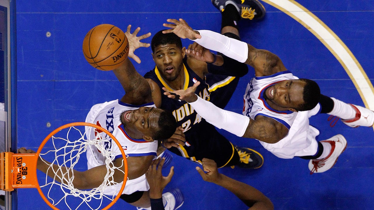 George drops 25 to help Pacers take down 76ers 101-94